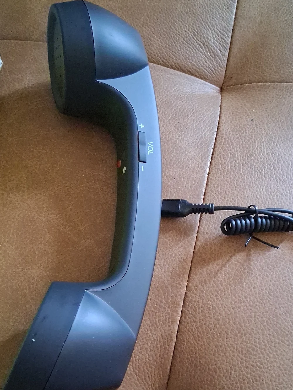 Retro Style Black Handset for Cell Phones - Compatible Mobile Handset
